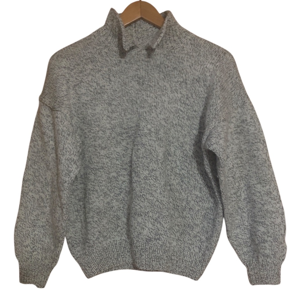 Gray Women’s Hand Knit Sweater